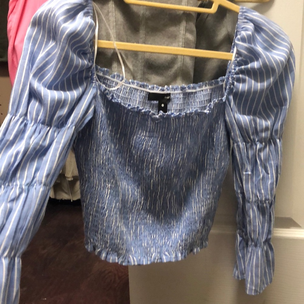 Aqua blue top